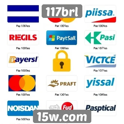 Os métodos de pagamento aceitos no 117brl são diversos